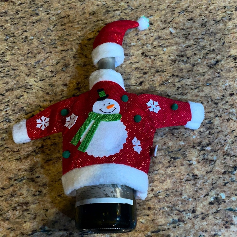 St. Nicholas Santa Outfit Wine Cover
